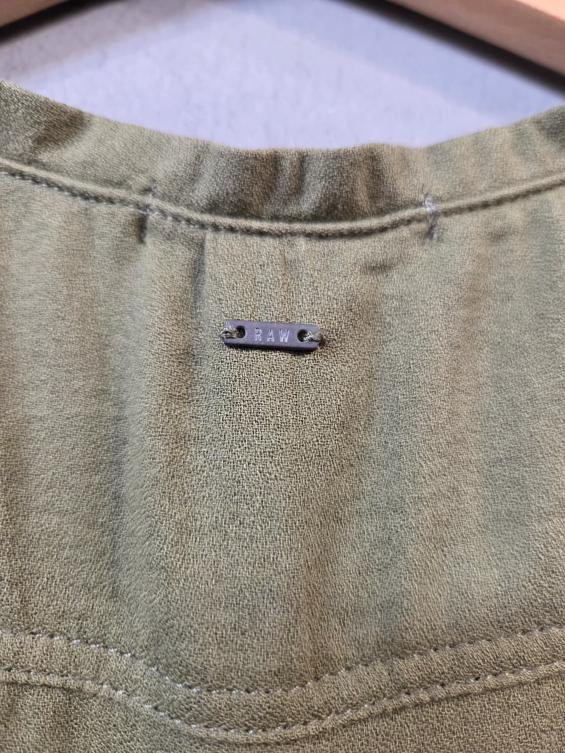 G-STAR RAW 반팔 셔츠 카키(S) 상품이미지3