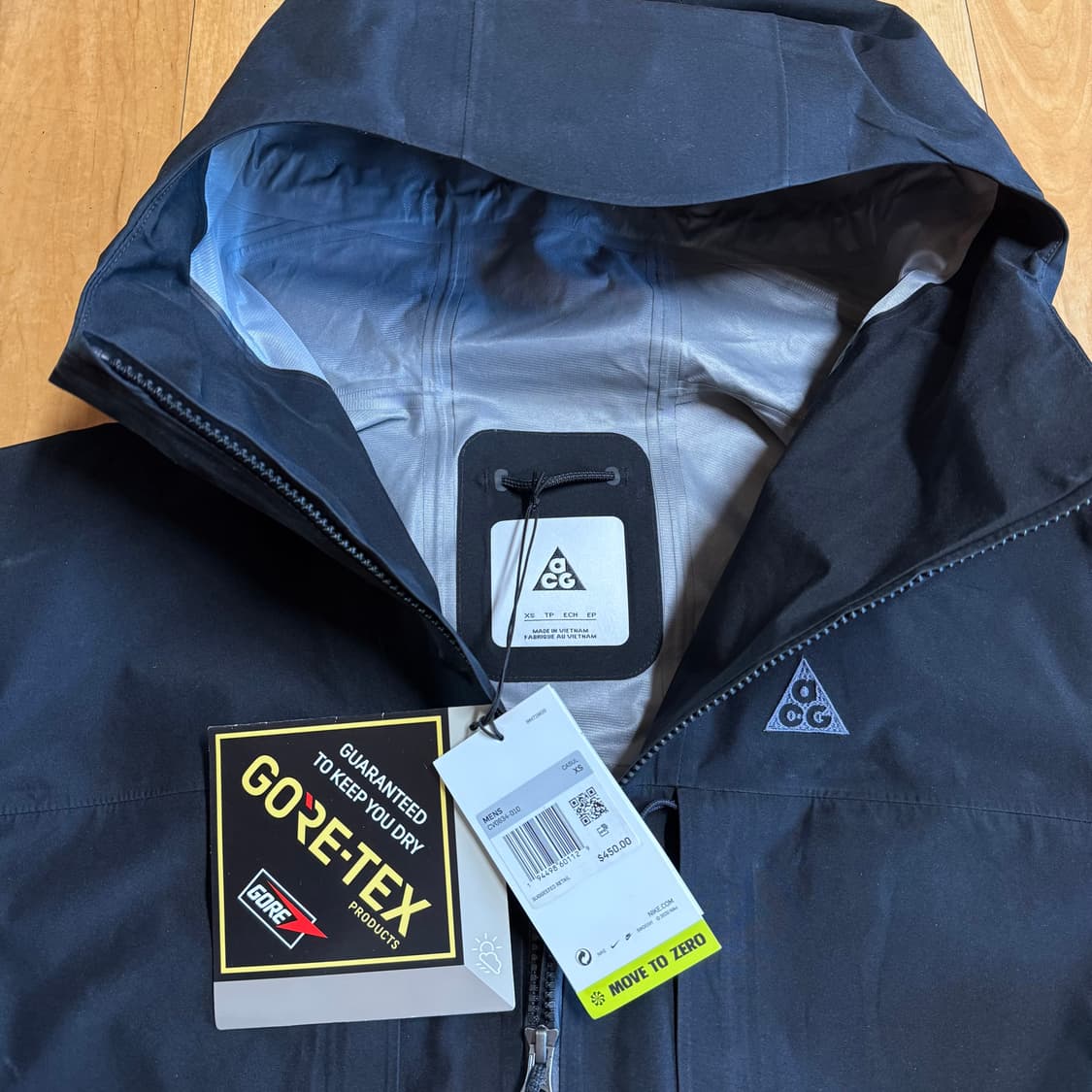 나이키 ACG 고어텍스 미저리 릿지 자켓 블랙 US xs 상품이미지2