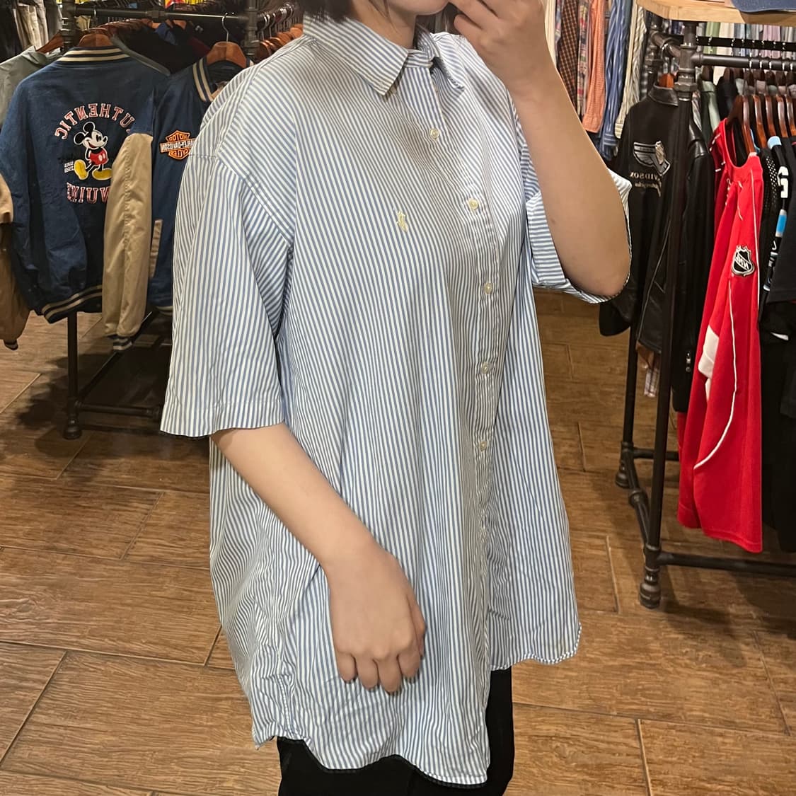 [HI] 폴로 반팔 셔츠 블루 상품이미지3