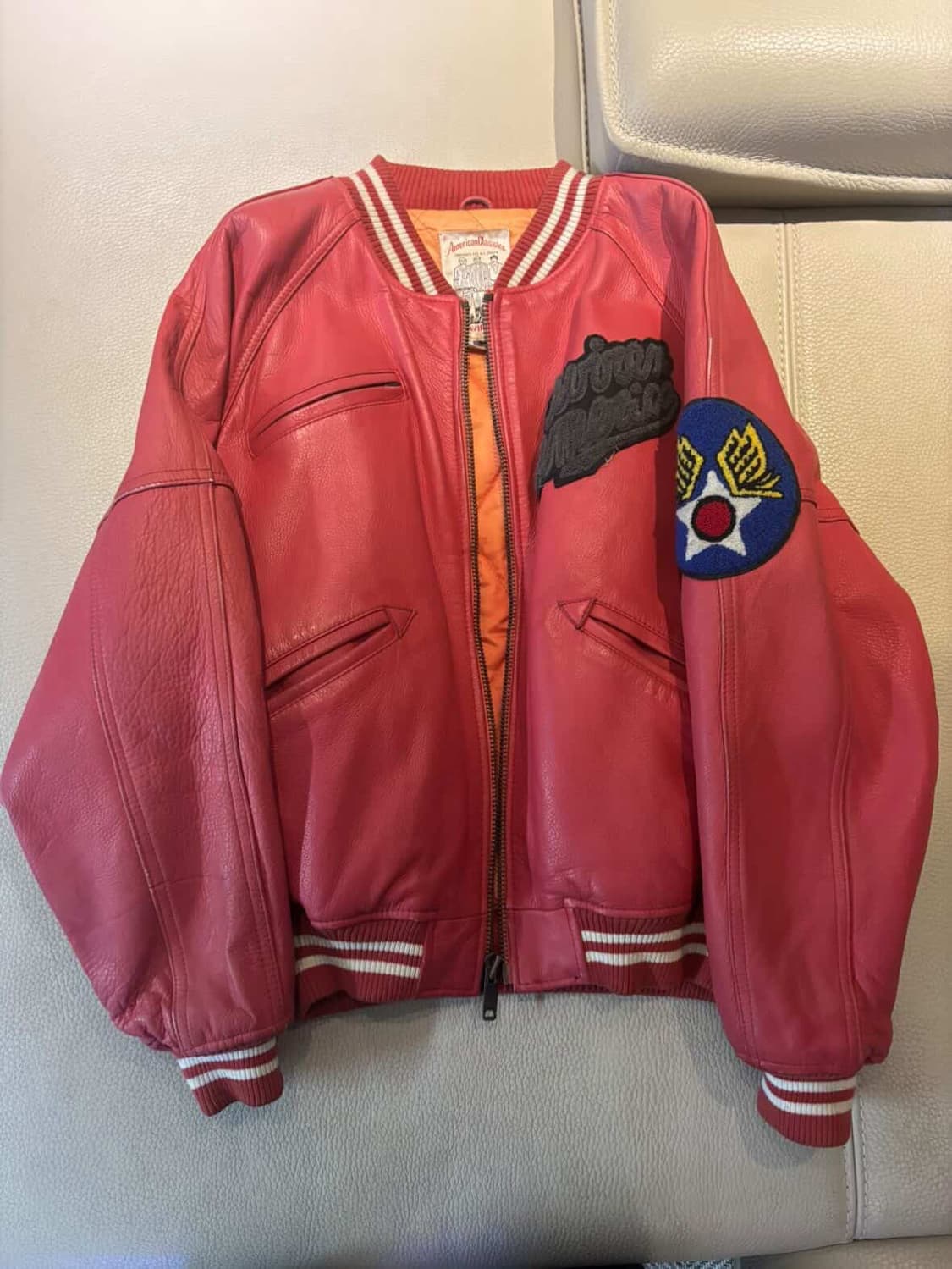 아비렉스 레더 자켓 s 상품이미지1