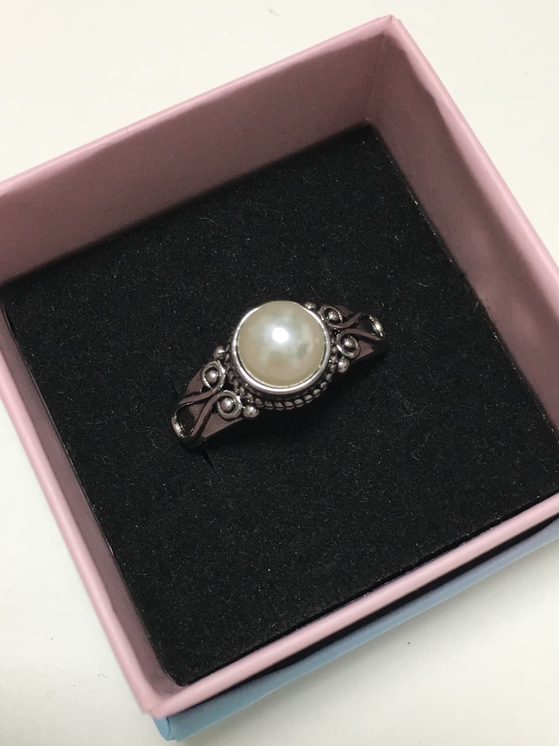 진주 앤틱 반지 상품이미지1