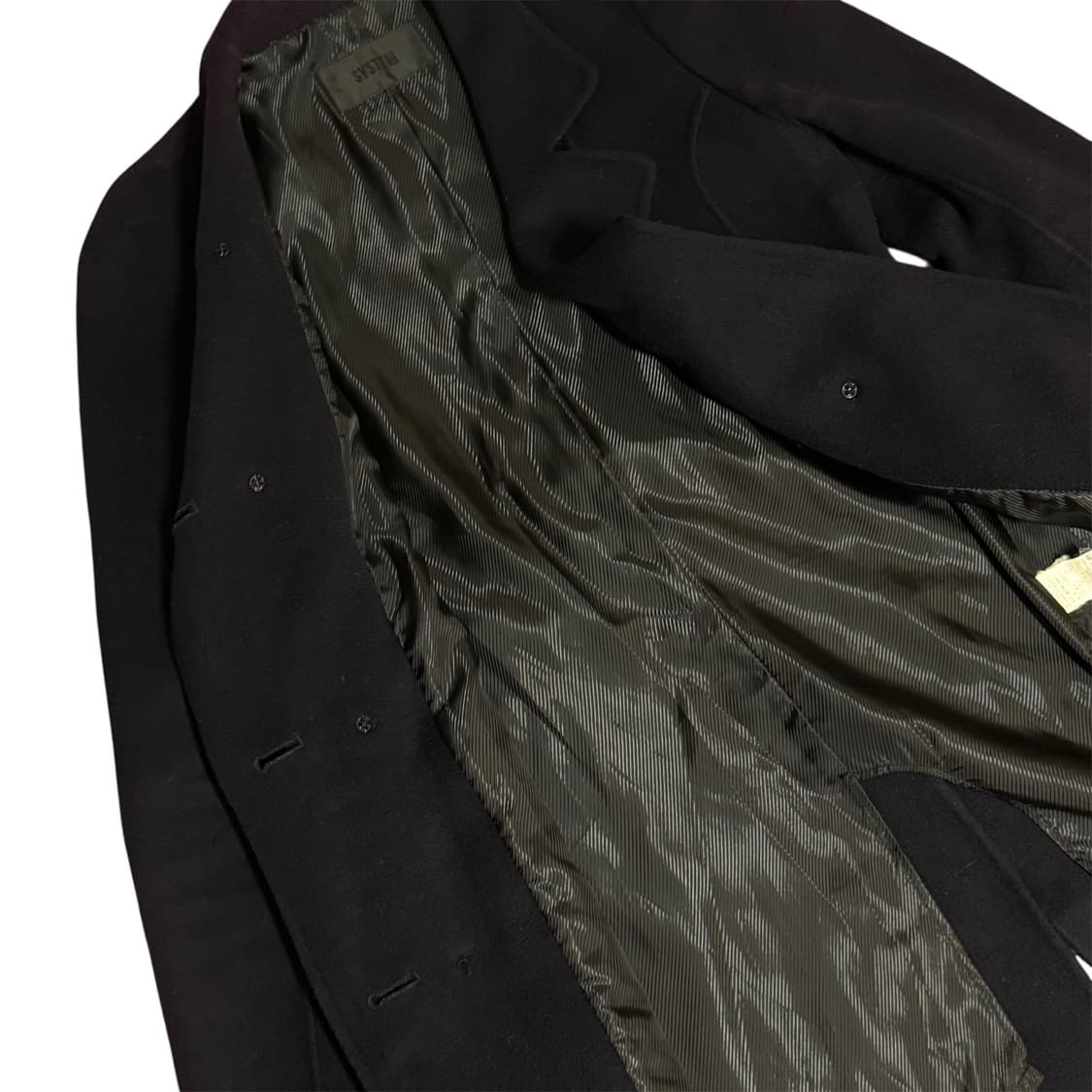 시스템 울캐시미어 슬림핏 나폴레옹 코트 상품이미지5