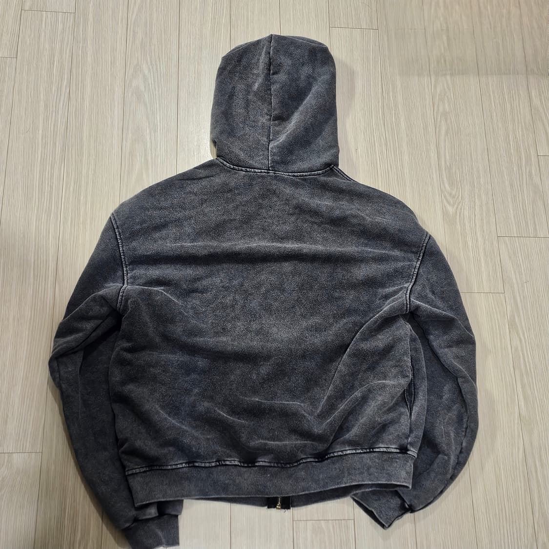 빈티지 크롭 후드집업 상품이미지2