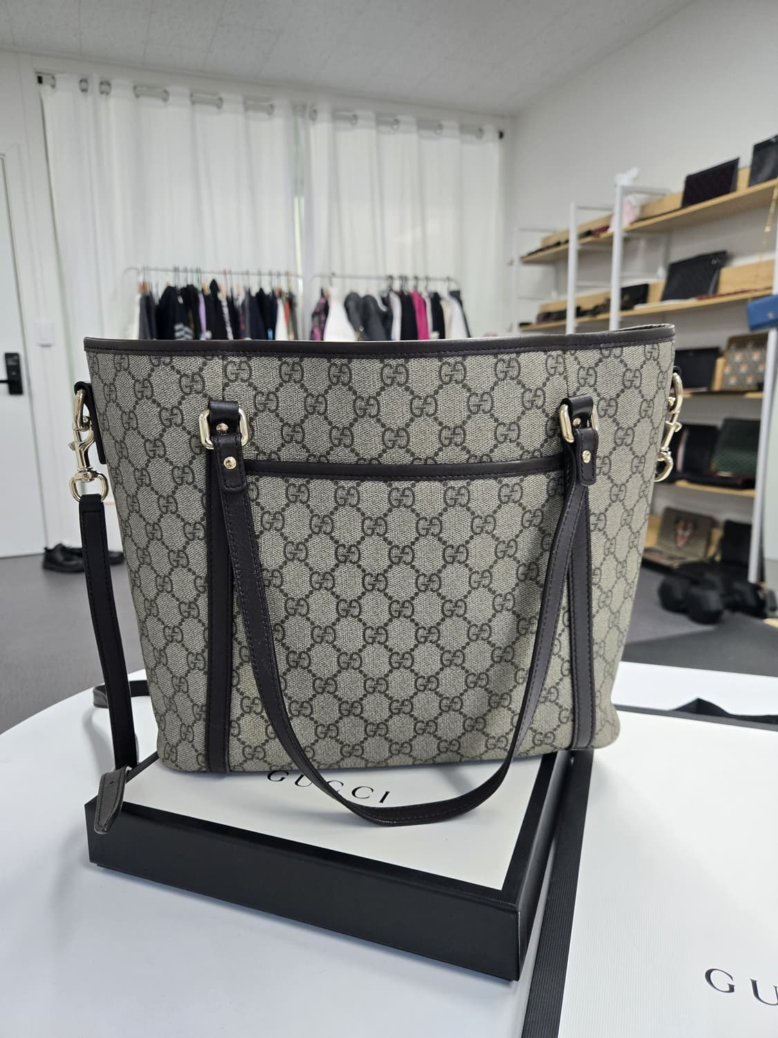 [A급컨디션]구찌 시그니처 토트 숄더백 상품이미지3