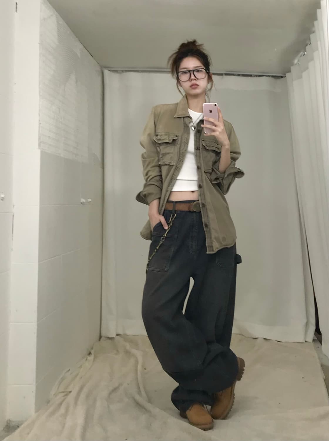 Ruehl No. 925 베이지 야상 셔츠 상품이미지2