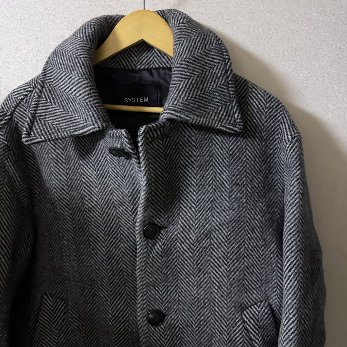 시스템옴므 오버핏 트위트 코트 95 (남성 100정도) 상품이미지6