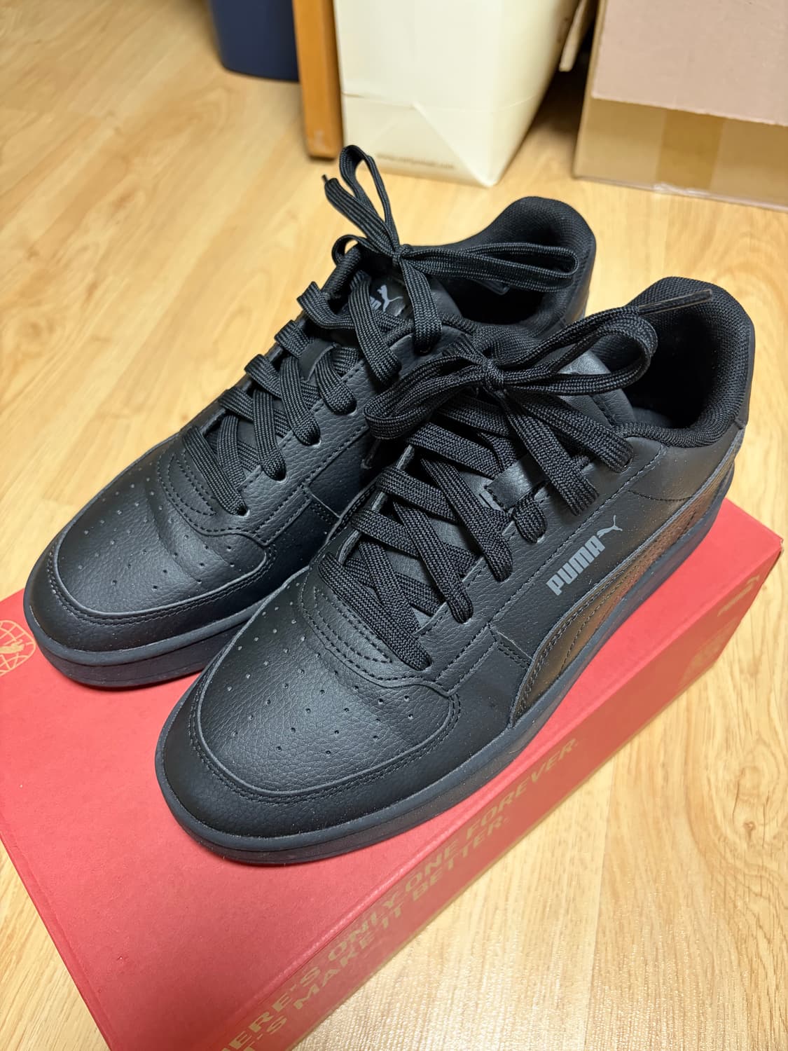 푸마 케이븐 2.0 스니커즈 블랙 쿨 다크 그레이 270mm 상품이미지1