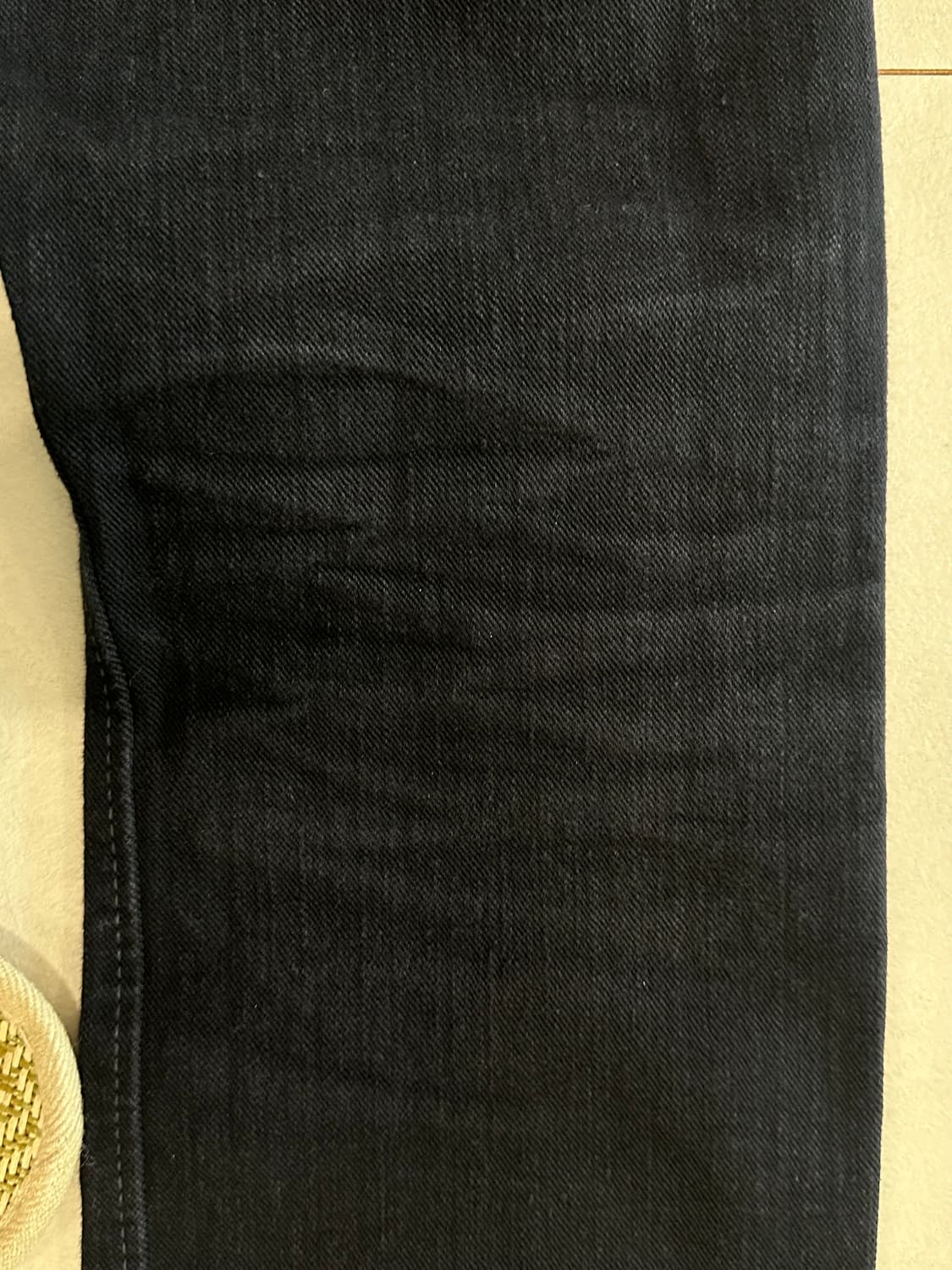 PBJ Black x Black straight denim 32 상품이미지8