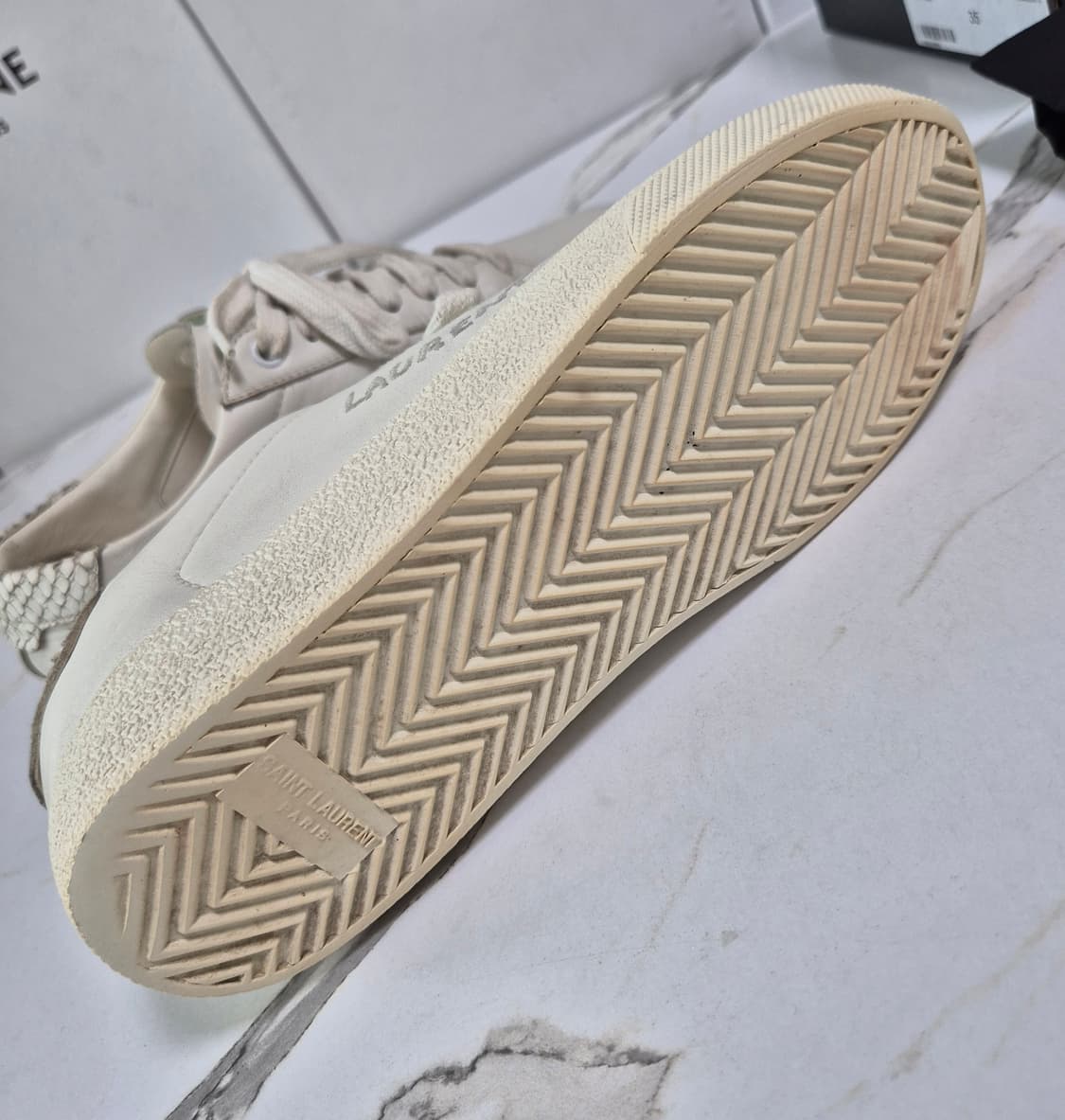 (정품) 생로랑 코트클래식 여성 스니커즈 36.5 상품이미지6