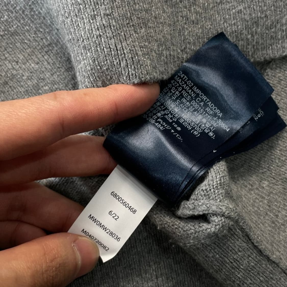 100 타미힐피거 헨리넥 니트 상품이미지4