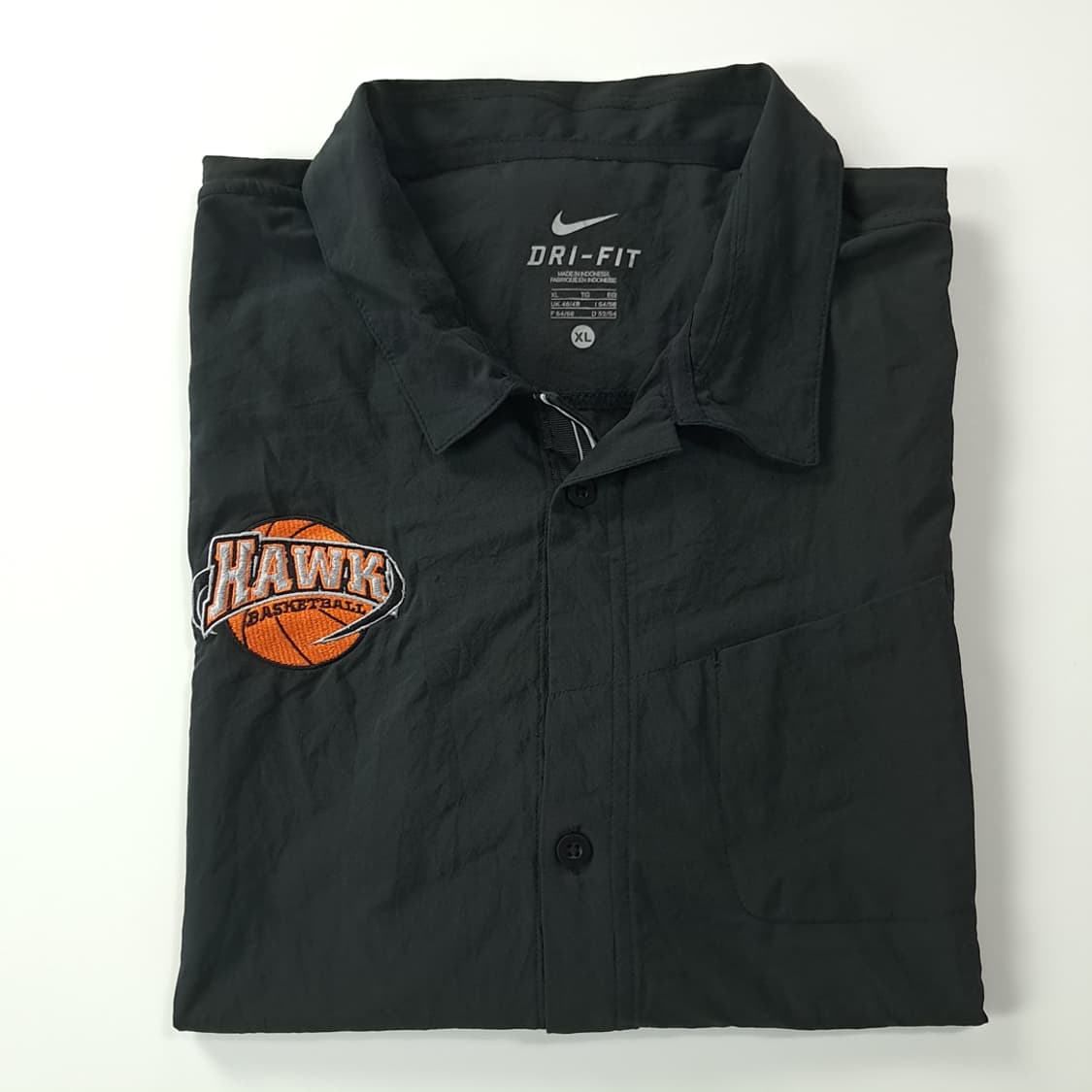 CK731 XL 나이키 드라이핏 HAWK 바스켓볼 블랙 셔츠 남방 상품이미지7