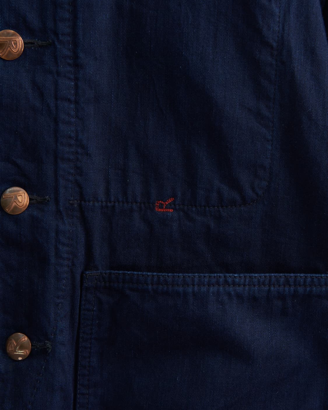 45 rpm 포켓 골드버튼 디테일 코튼 자켓 상품이미지4