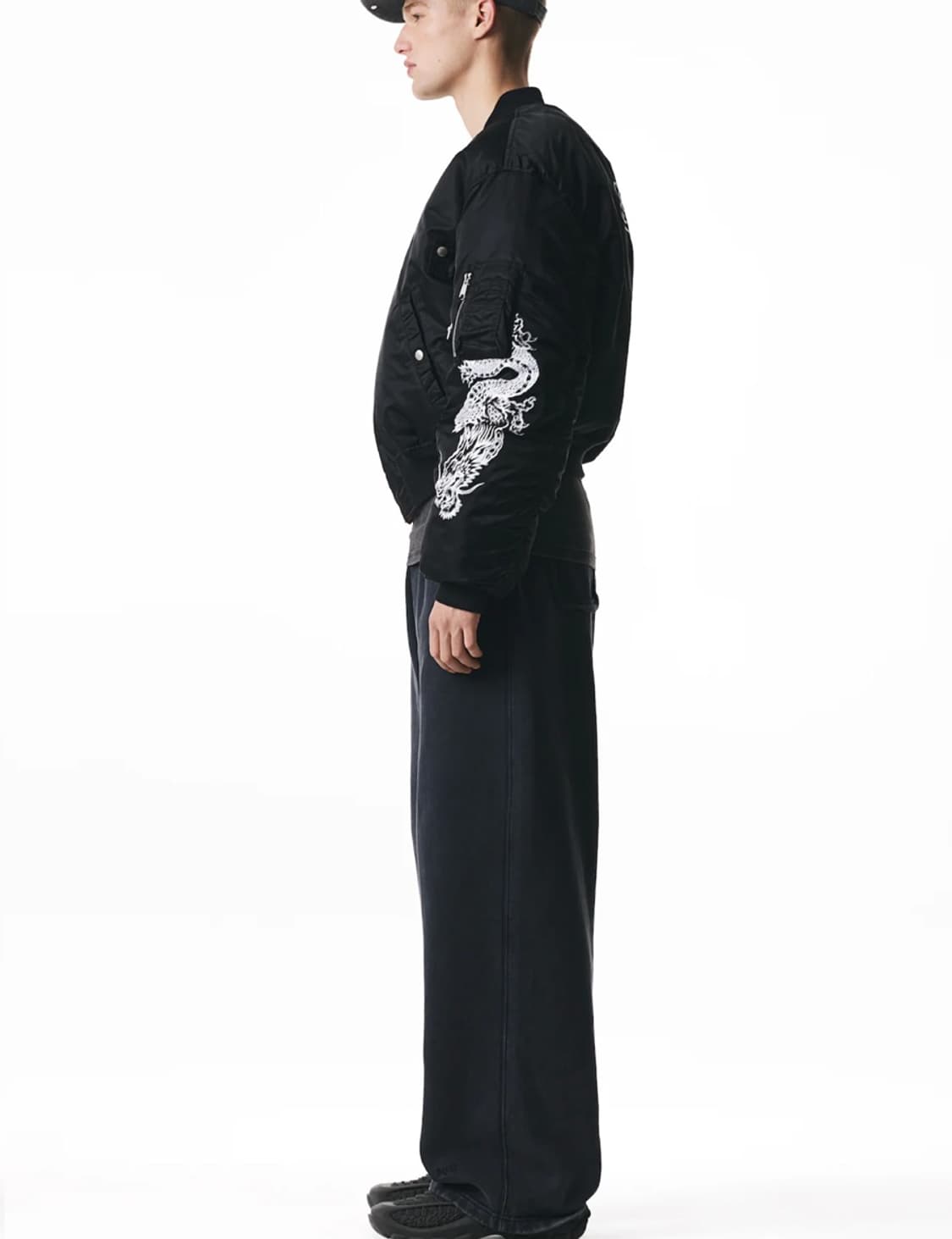 h&m h2 헤론 프레스톤 리버시블 보머 재킷 ma-1 상품이미지6