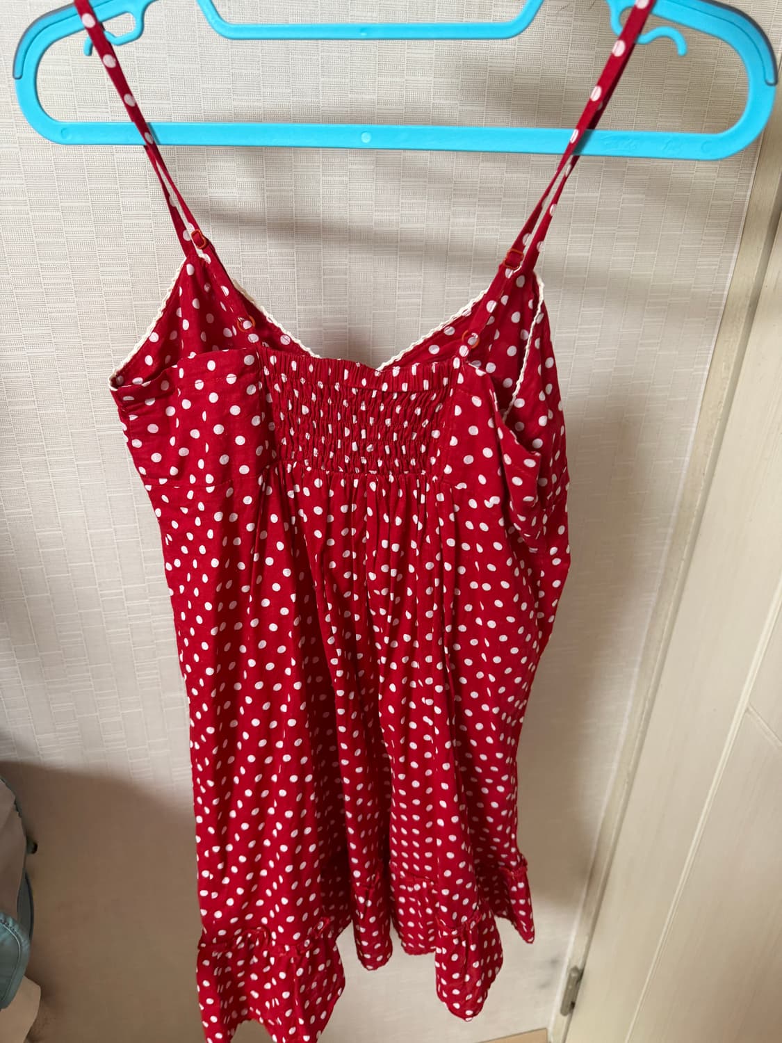 도트 미니 원피스 러블리 모리걸 하구미 로리타 빈티지 상품이미지3