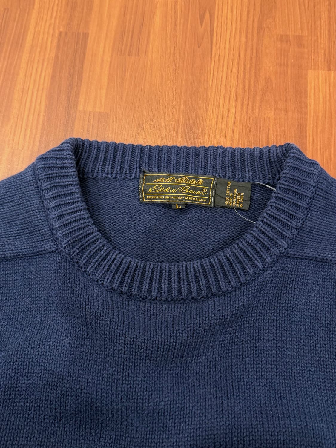 90s Eddie Bauer 에디바우어 코튼 크루넥 니트 상품이미지7