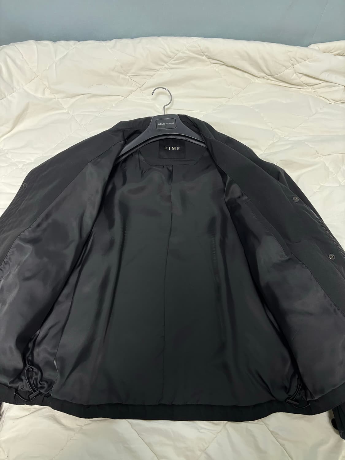 [100] 타임옴므 멀티포켓점퍼 쉘파카 블랙 상품이미지3