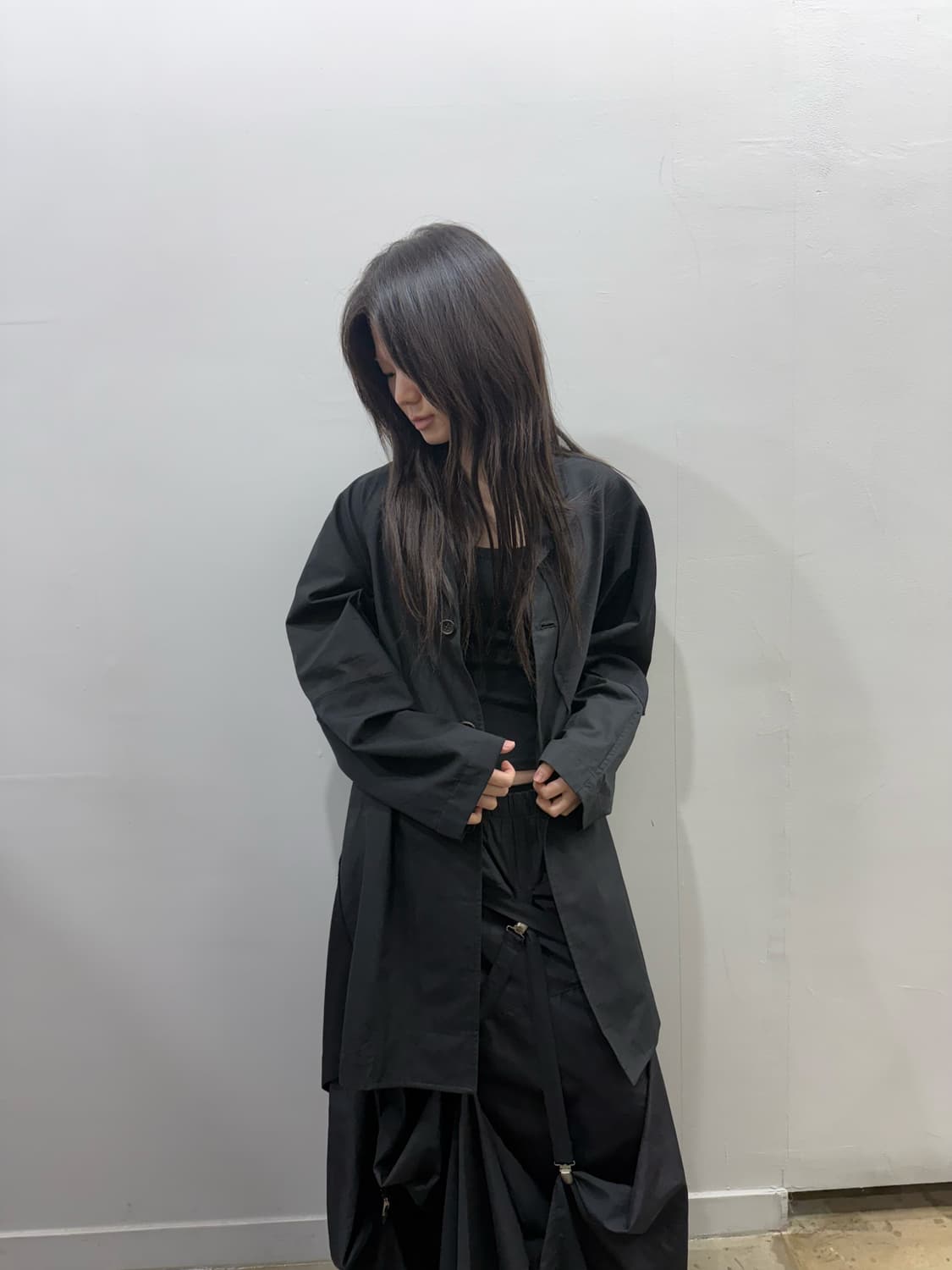 꼼데가르송 트리콧 아카이브 오버핏 패치 코트 상품이미지10