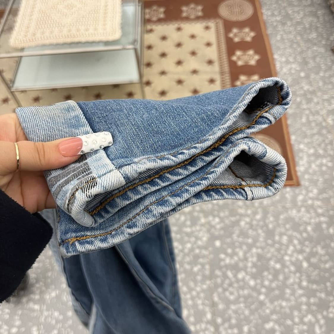 리바이스 HI-BALL 레트로 테이프라인 데님팬츠 34인치 C10163 상품이미지7