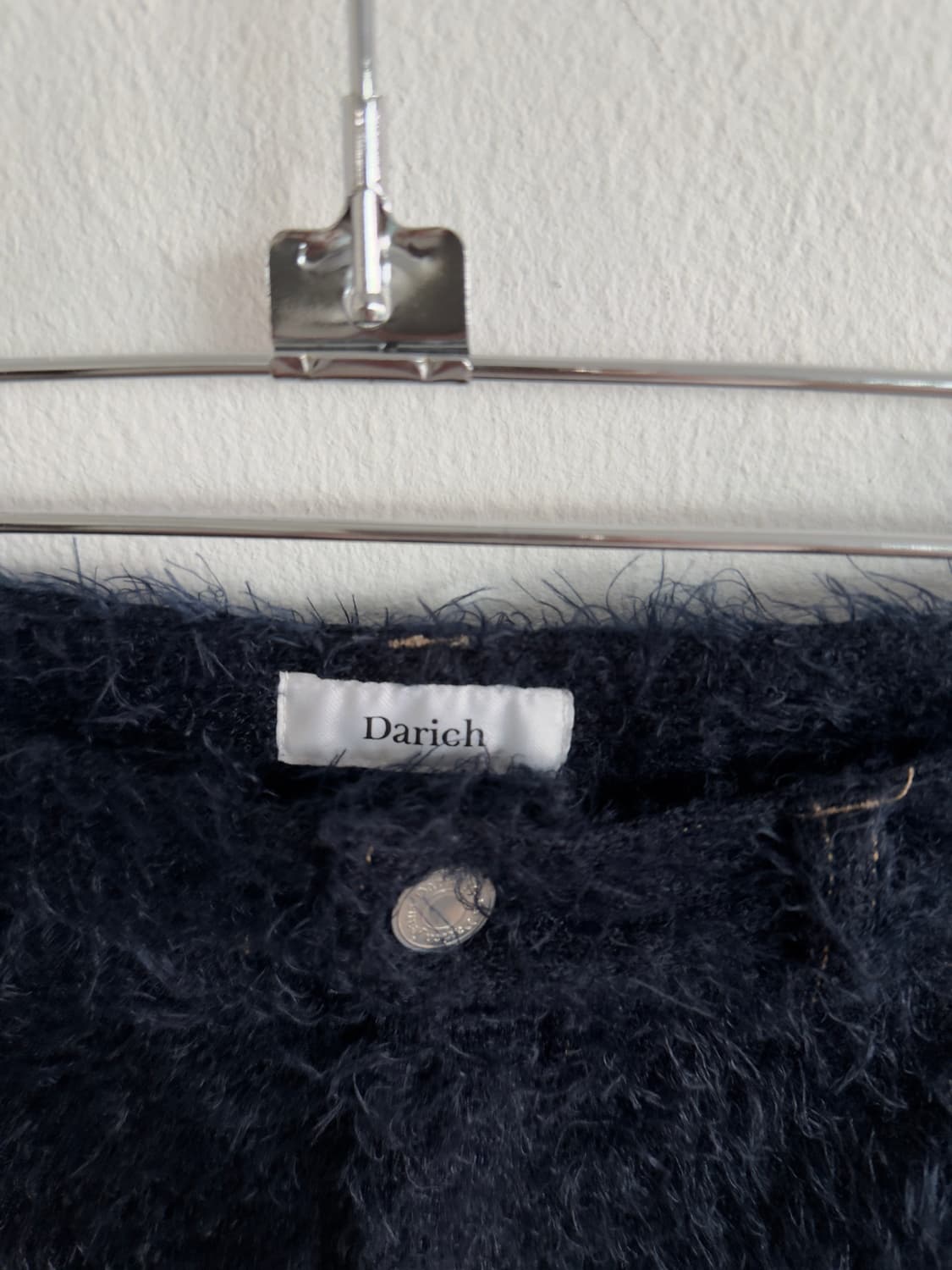 darich 다리치 헤어리 데님라이크 퍼 미니스커트 상품이미지8