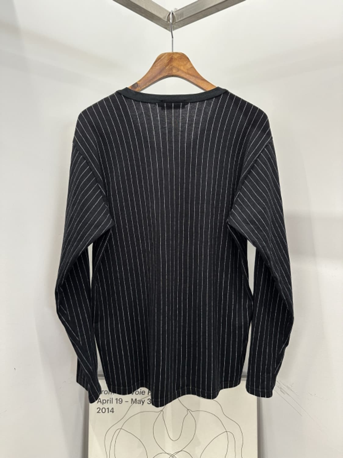 FRED PERRY V넥 스트라이프 롱슬리브 (M) 상품이미지6