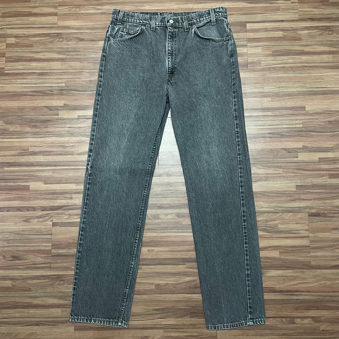 80s 미제 리바이스 505 흑청 블랙 일자 데님 청바지 36(34) 상품이미지1