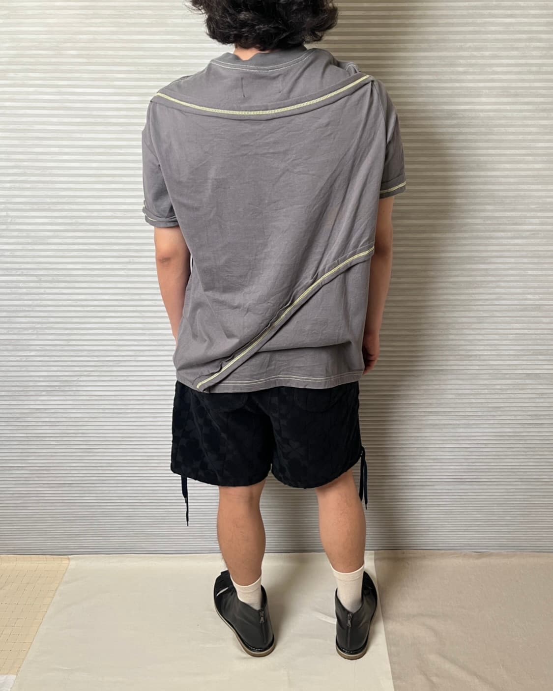 유키하시모토 레이어드 스티치 티셔츠 yuki hashimoto 상품이미지8