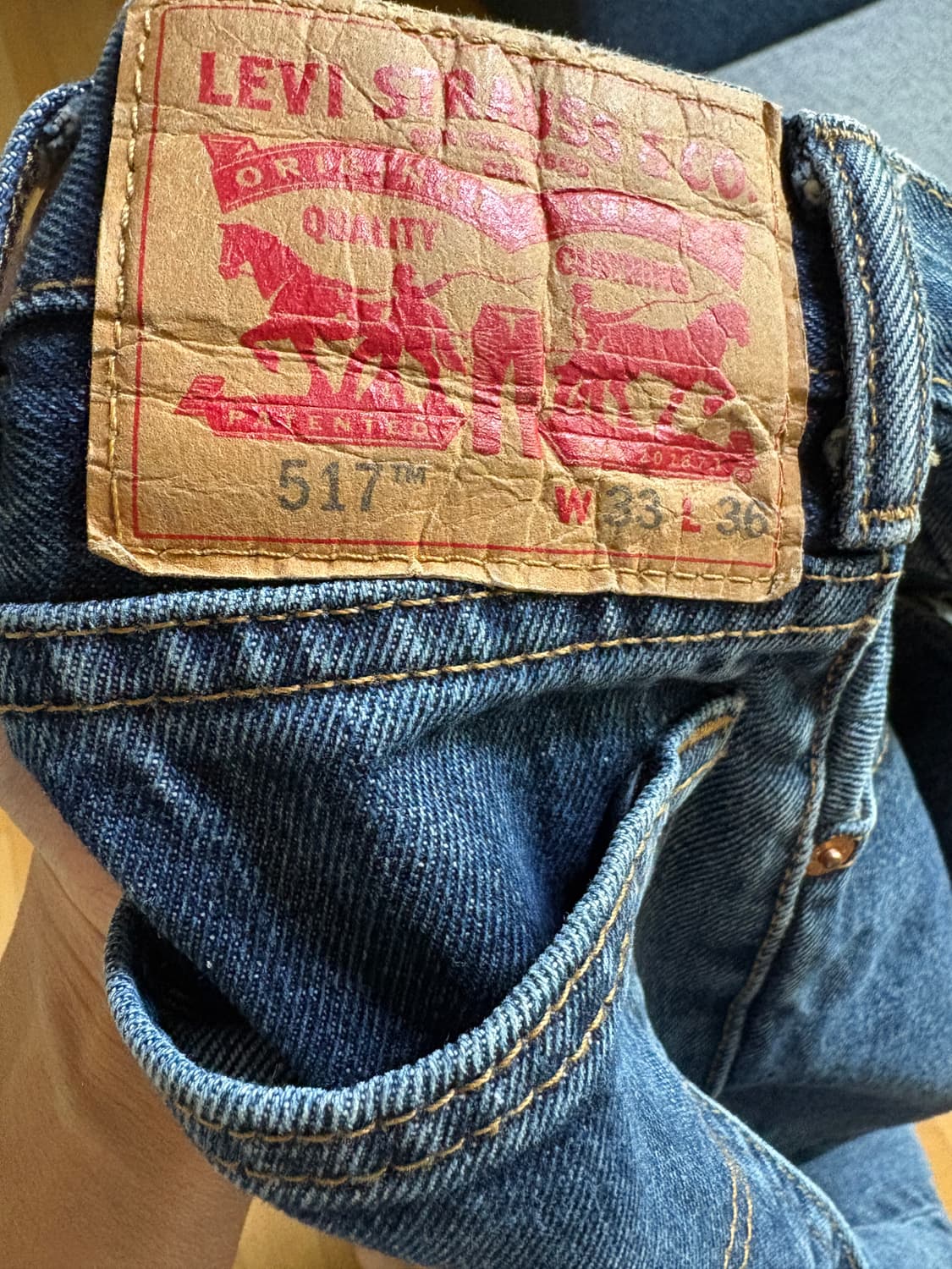 리바이스 517 부츠컷 실측 31-2정도 상품이미지6