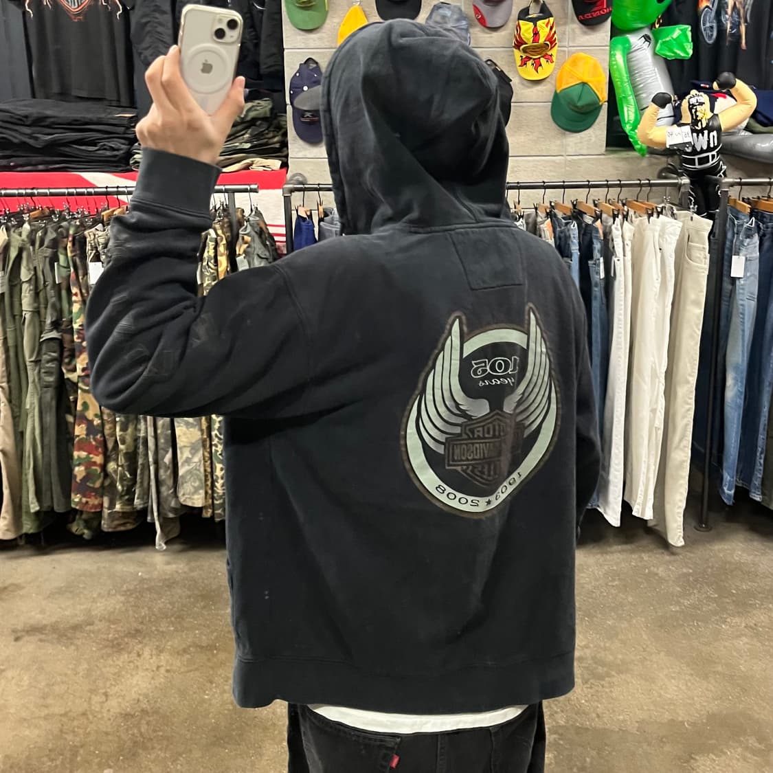 할리데이비슨 105주년 후드 집업 (110) 상품이미지2