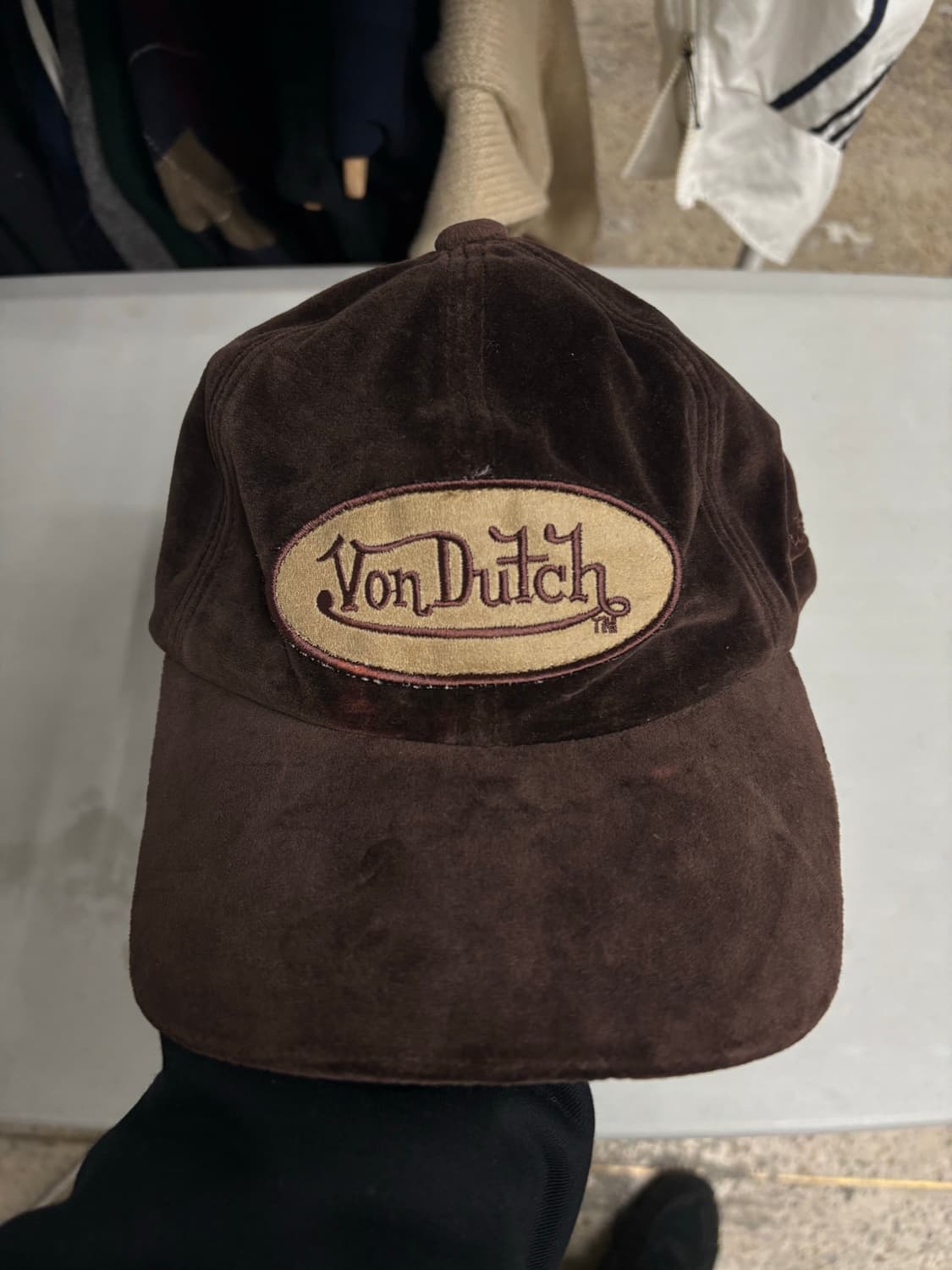 본터치 벨루아 브라운 볼캡 상품이미지1