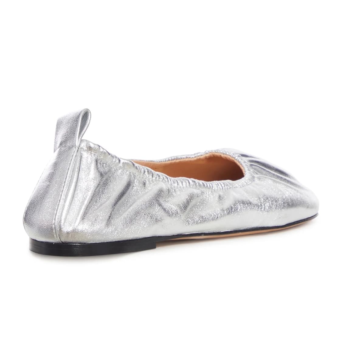 [36,37,38,39]니콜로 파스쿠알레티 25fw 셔링 플랫 슈즈/실버 상품이미지2