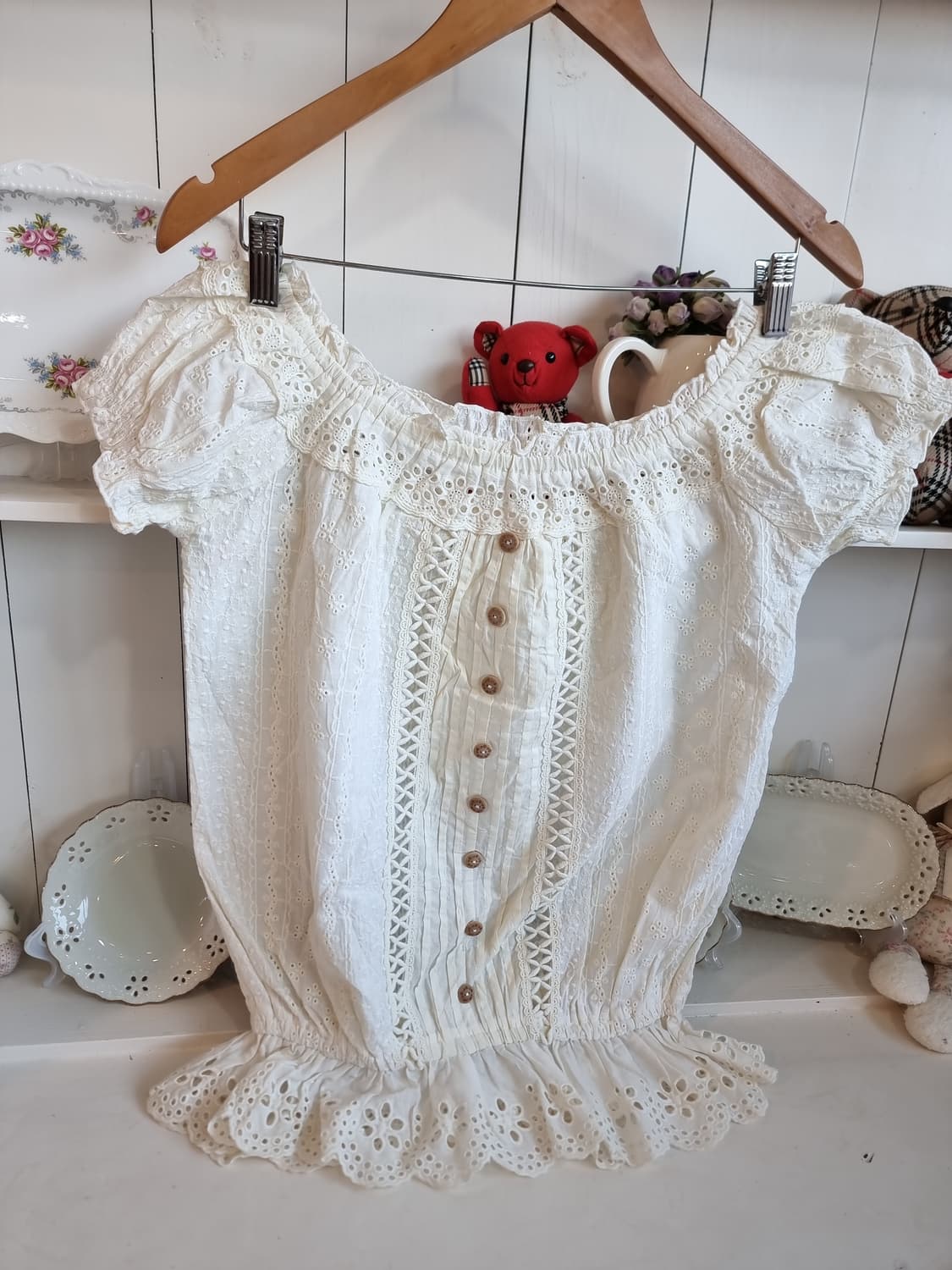 LIZ LISA, 리즈리사오프숄더 블라우스 상품이미지1