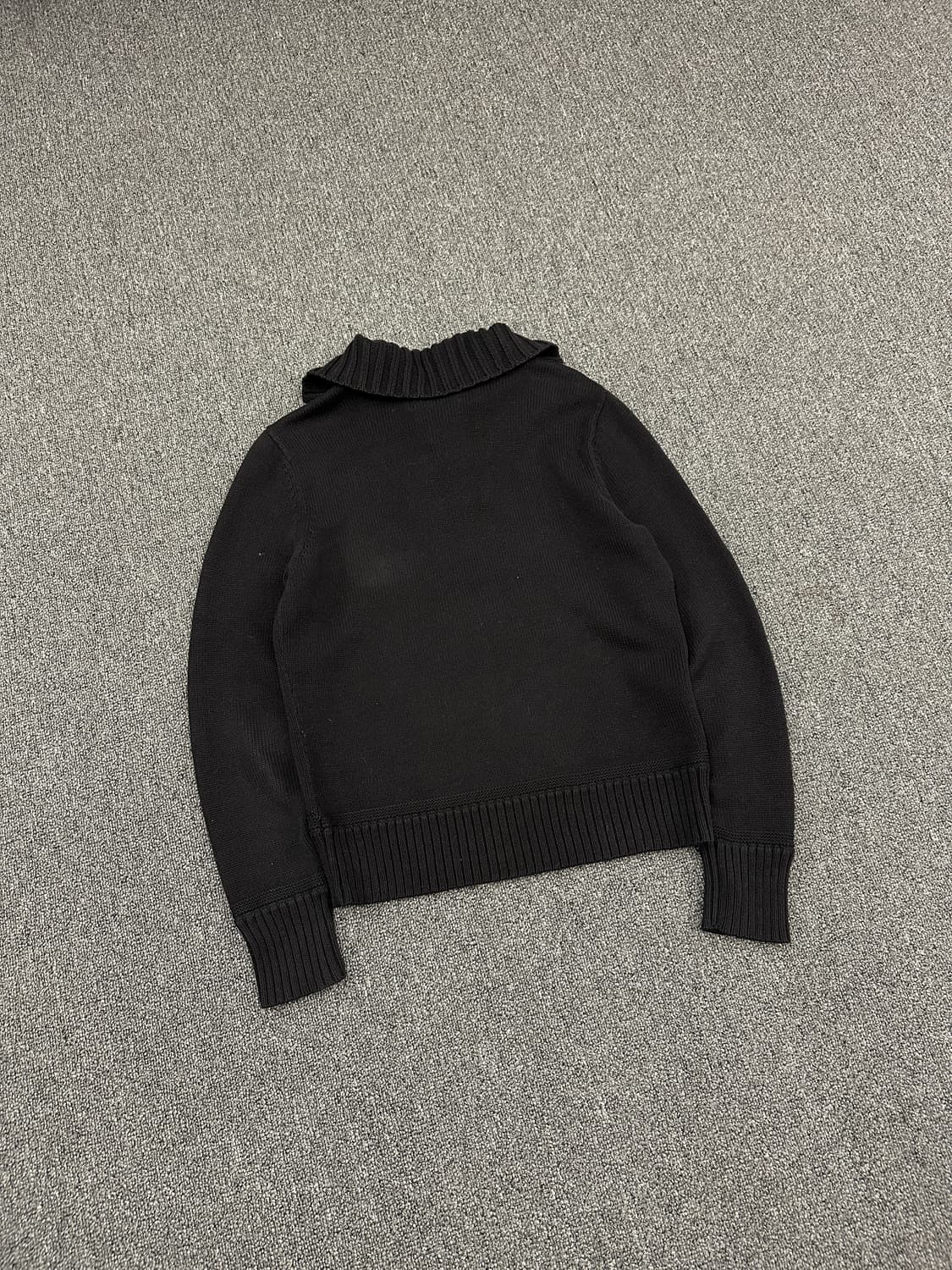 M) LRL 랄프 로렌 블랙 니트 스웨터 상품이미지2