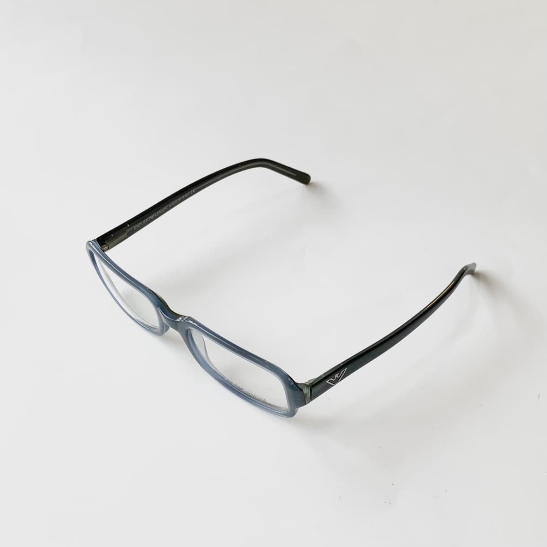 853 데드스탁 빈티지 엠포리오 아르마니 뿔테 블루 슬림 사각 남녀공용  상품이미지3