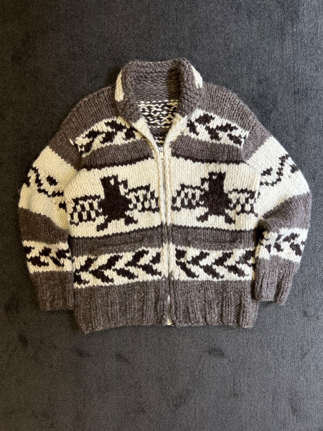 캐나다 코위찬 가디건 M 상품이미지1