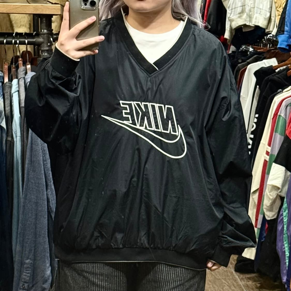 [HI] 나이키 올드스쿨 웜업 블랙 상품이미지2