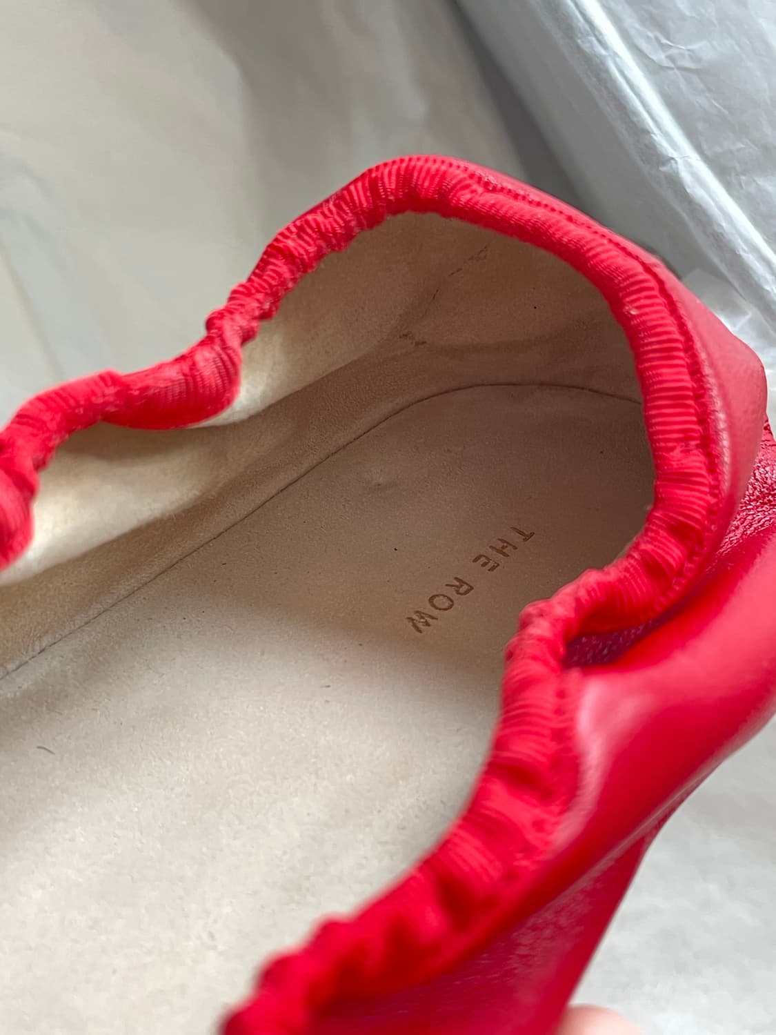 더로우 레드 발레리나 플랫 슈즈 39사이즈 제니 신발 상품이미지7