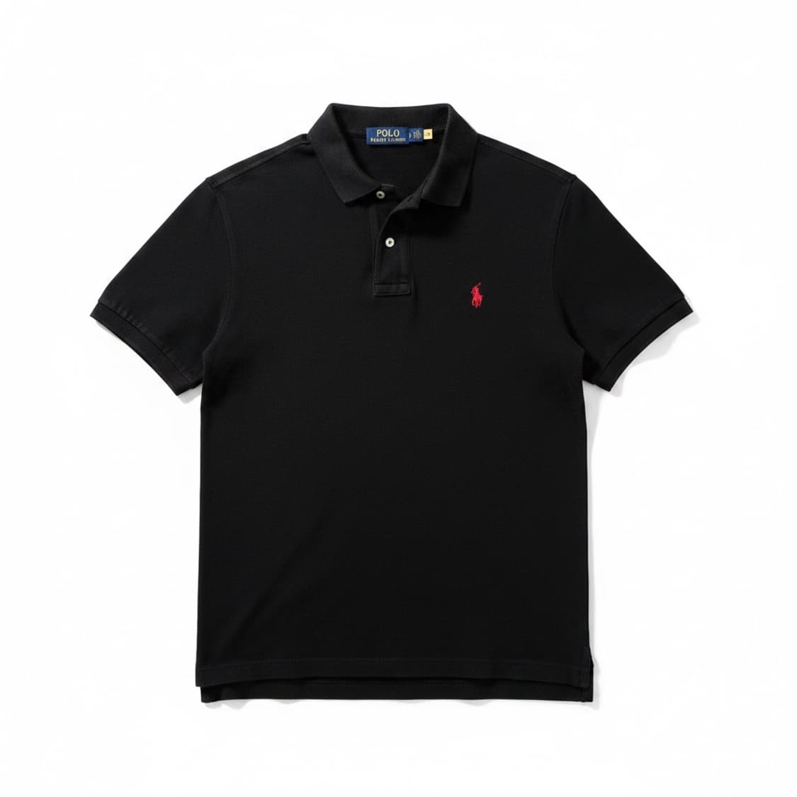 폴로 랄프로렌 블랙 커스텀 슬림핏 카라티 L 상품이미지1