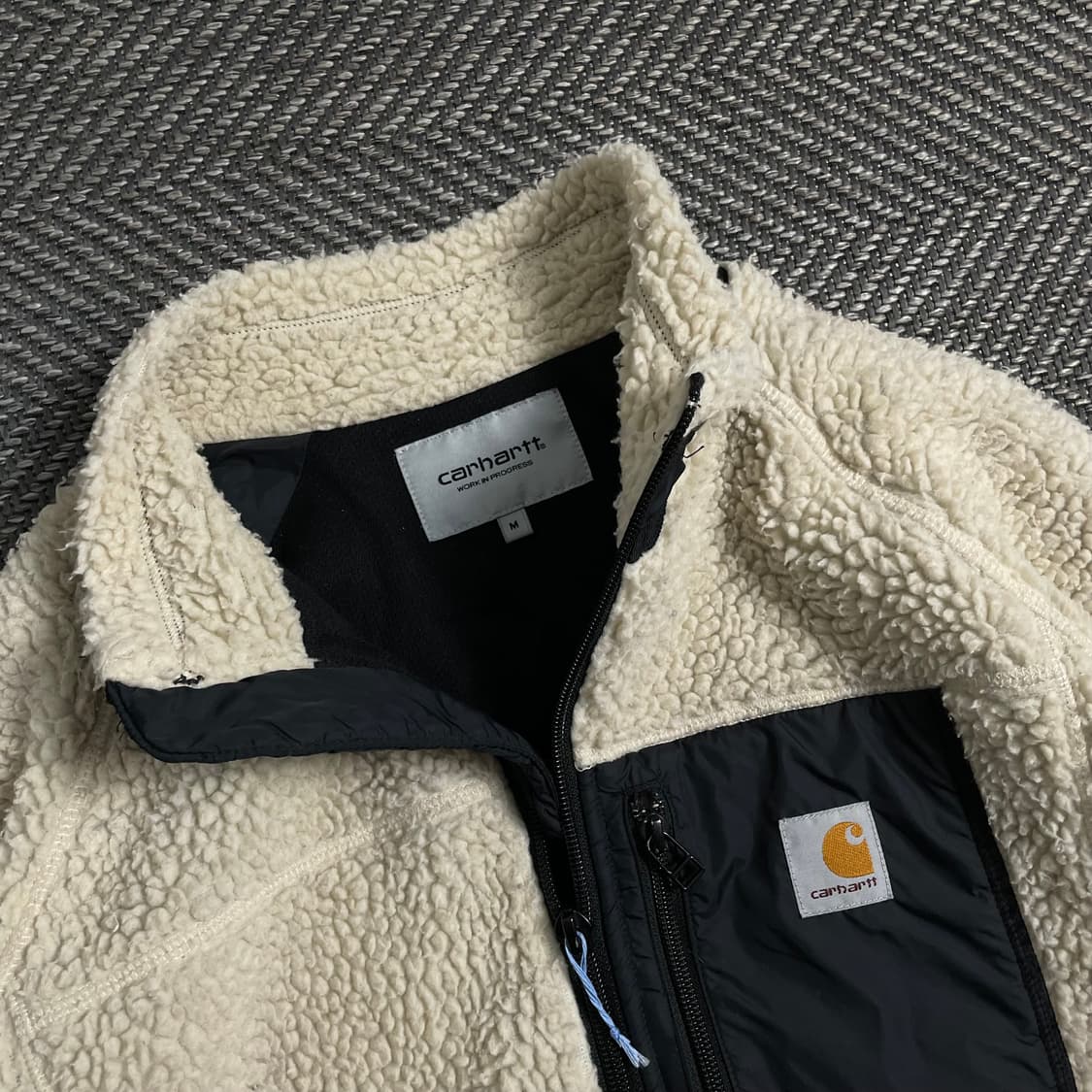 칼하트 WIP 패치 로고 쉐르파 플리스 자켓y 4399 상품이미지5