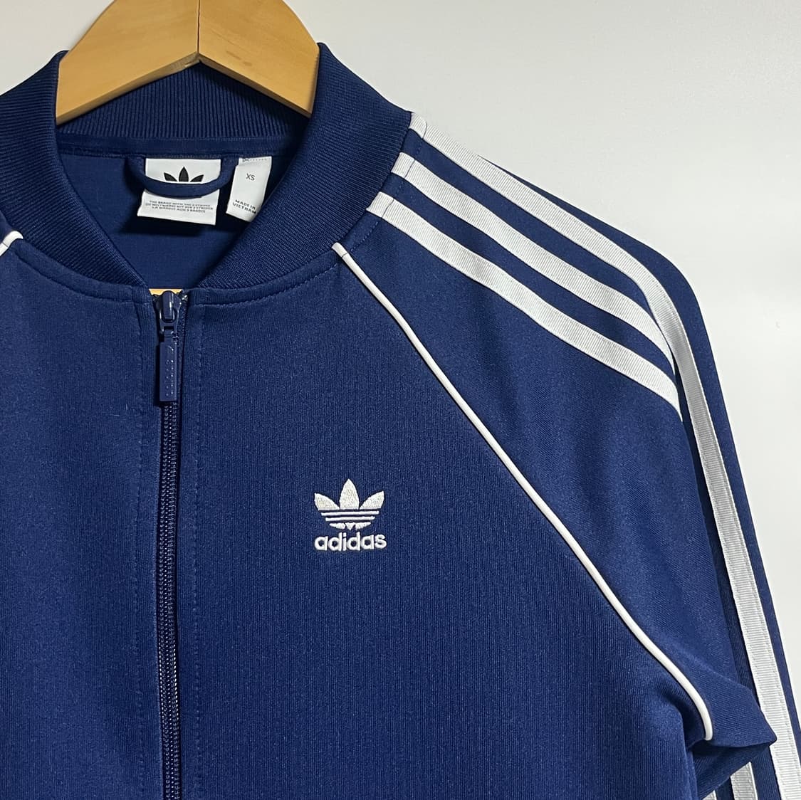 아디다스 SST 크롭 져지 트랙탑 파이어버드 XS 상품이미지4