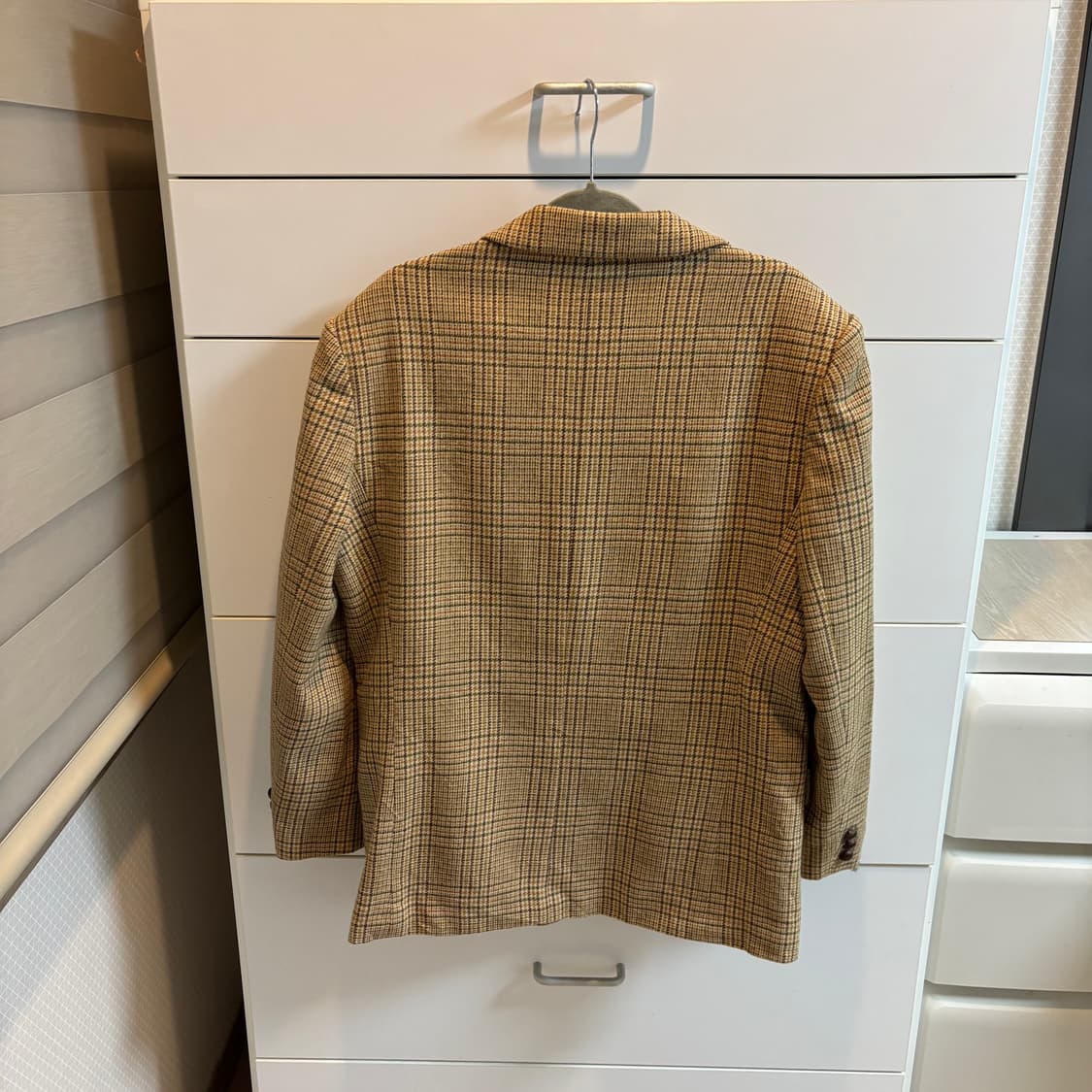 (일본제) 빈티지한 울혼방 체크 자켓 상품이미지5