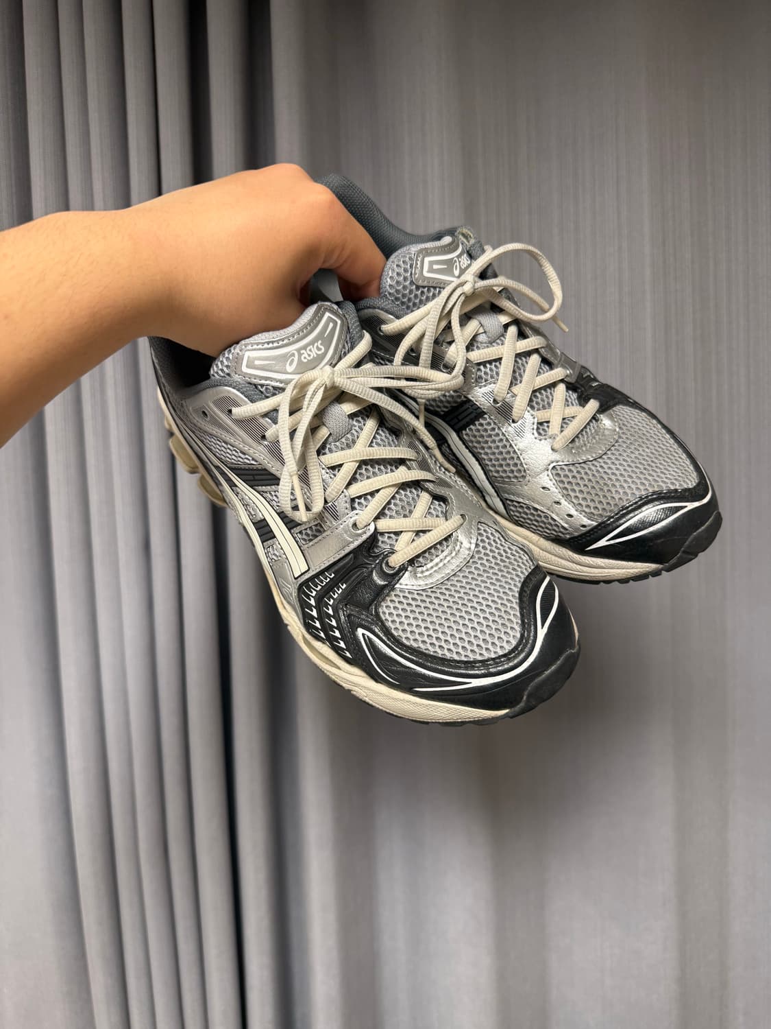 [290] 아식스 젤 카야노 14 블랙 글레이셔 그레이 상품이미지2