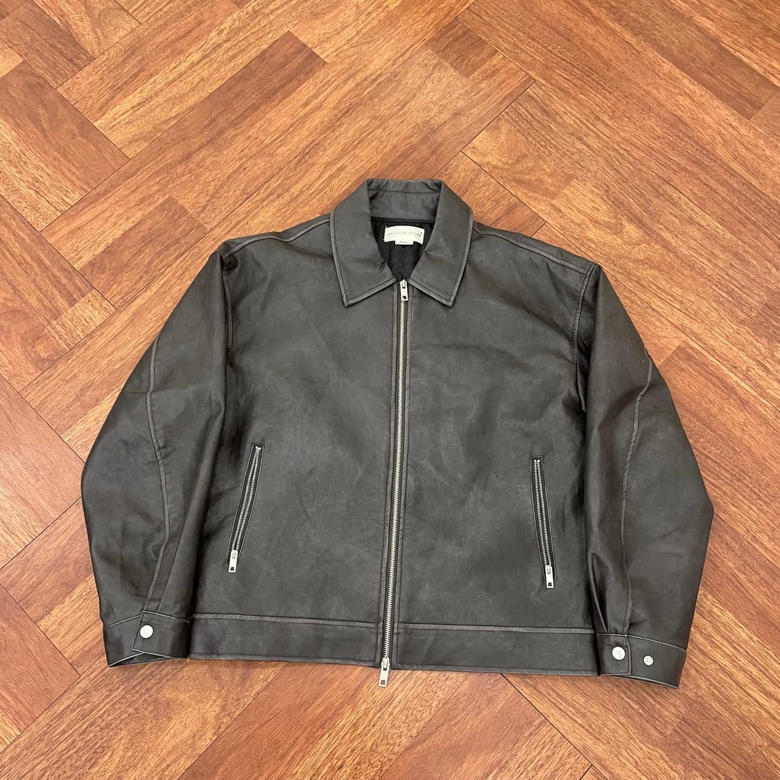 라퍼지스토어 버핑 레더 자켓 상품이미지1