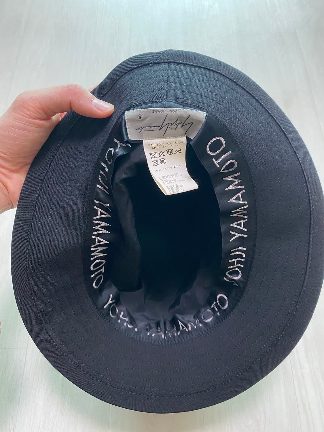 요지야마모토 뿌르옴므 18SS 포크 파이 햇 상품이미지8