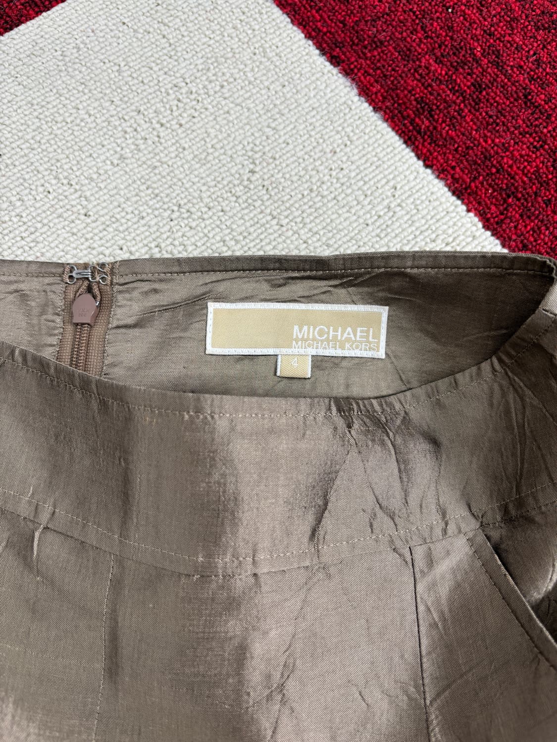 MICHAEL KORS Silk 100% Skirt 상품이미지3