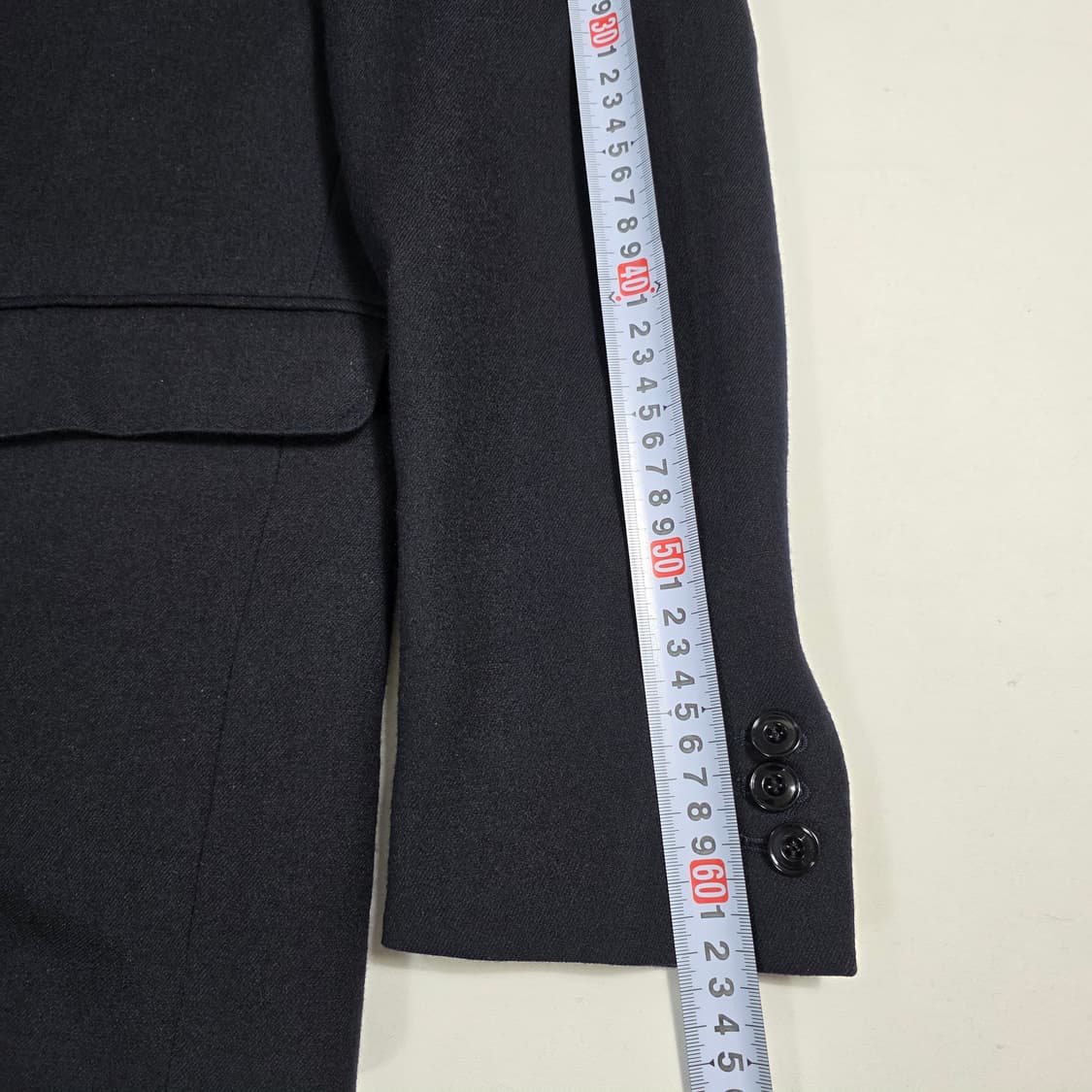 0777 포터리 POTTERY 울99% 네이비 자켓 블레이저 | 사이즈2 상품이미지5