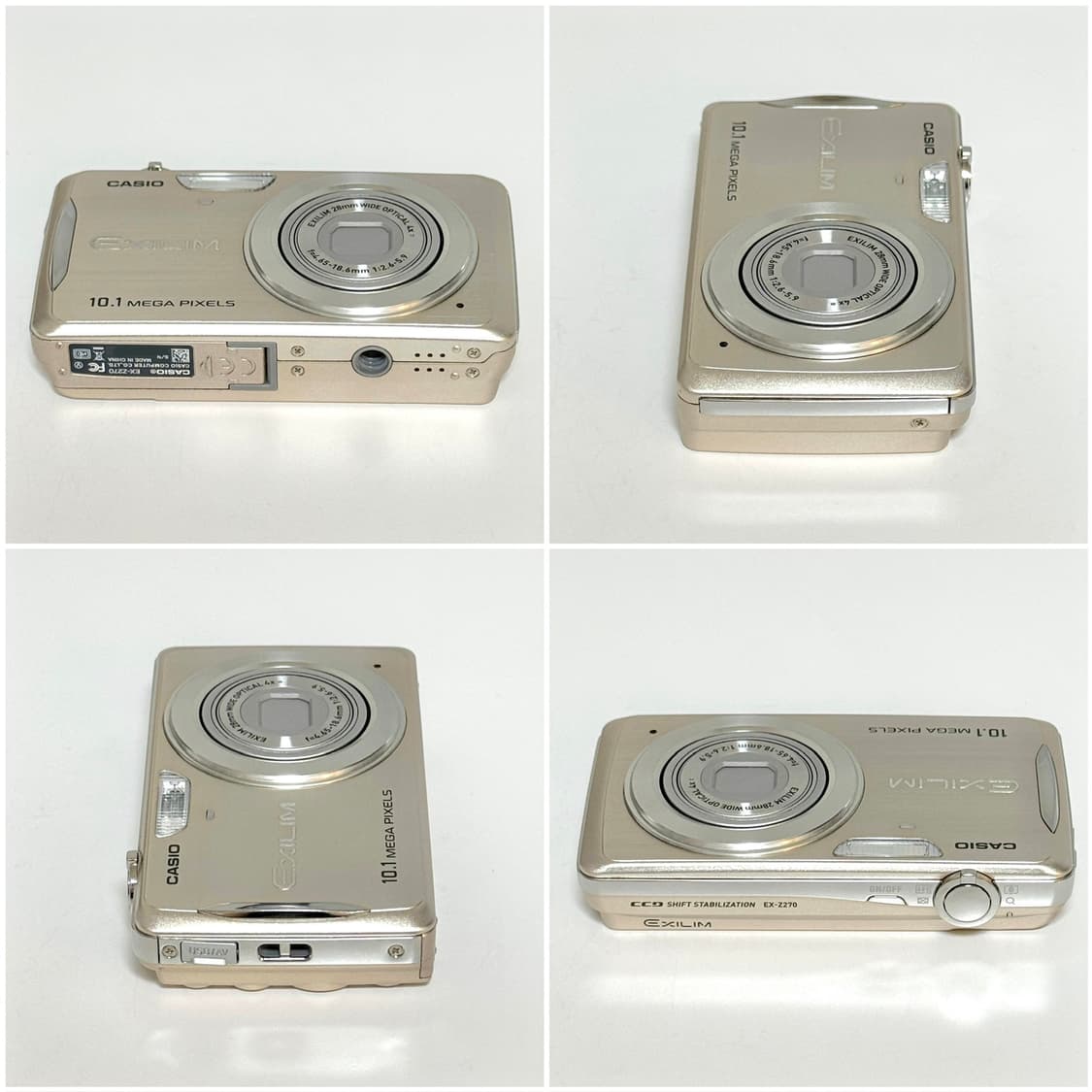 카시오 엑슬림 Z270 샴페인골드 빈티지디카 상품이미지4