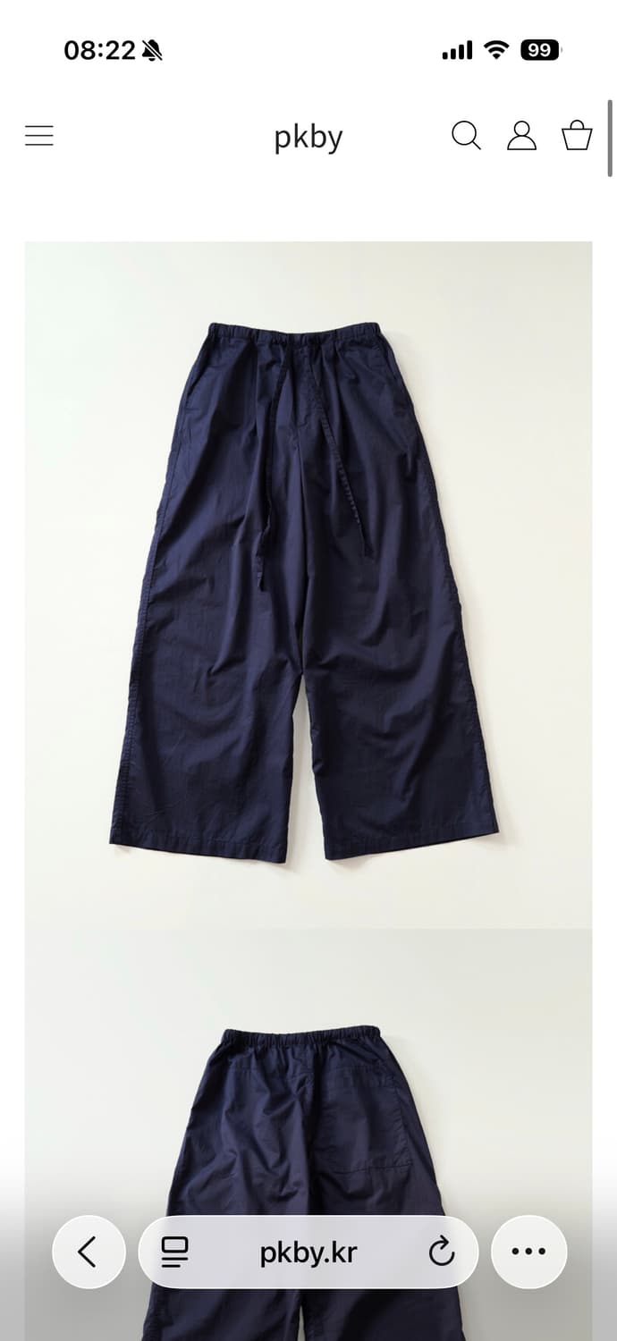 pkby relaxed cotton string pants /얼바닉 상품이미지2