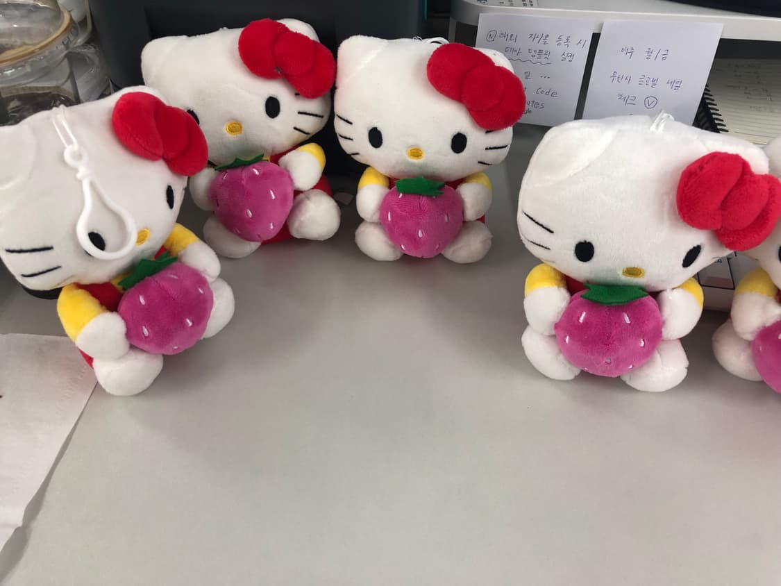키티 정품 헬로키티 산리오 인형 키링 판매 (촬영 및 소장용) 상품이미지4