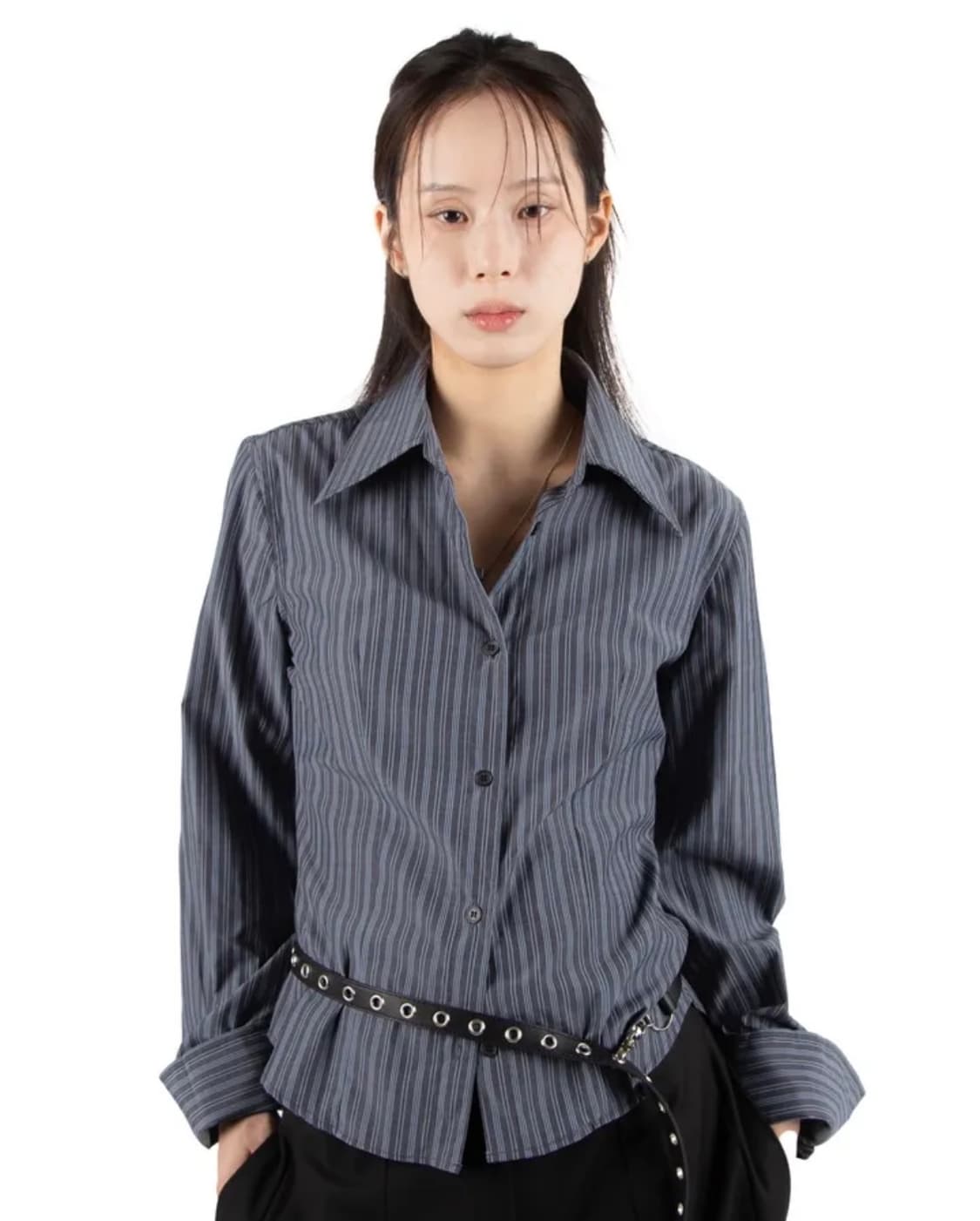 릿킴 셔츠 PREPPY STRIPE SHIRT 상품이미지1