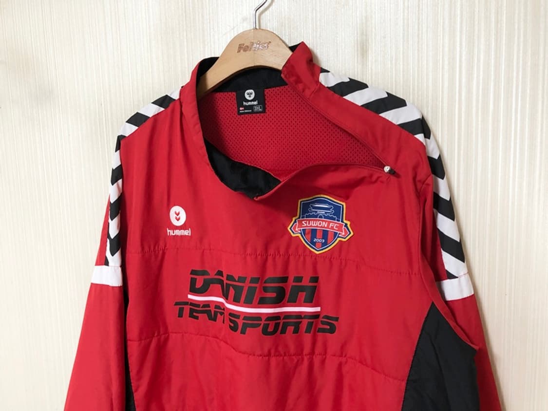 K리그2 험멜 수원FC 웜업 풀오버바람막이 3XL 상품이미지6